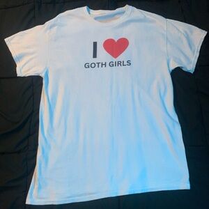 “i ❤️ Goth Girls” Tee